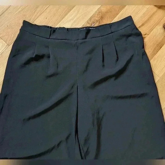 REITMANS plus size CROP pants size  20p all black very chic and classic - Picture 3 of 6